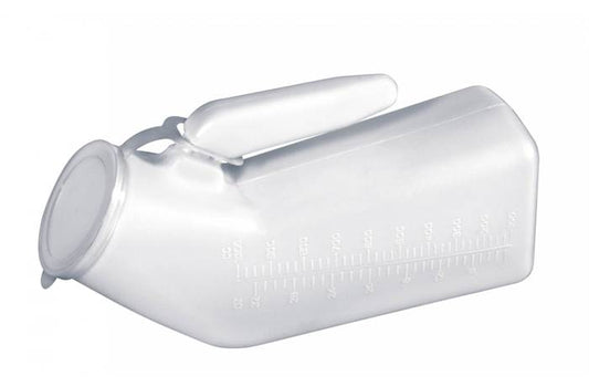 Airway Male Urinal With Cover Regular - Each