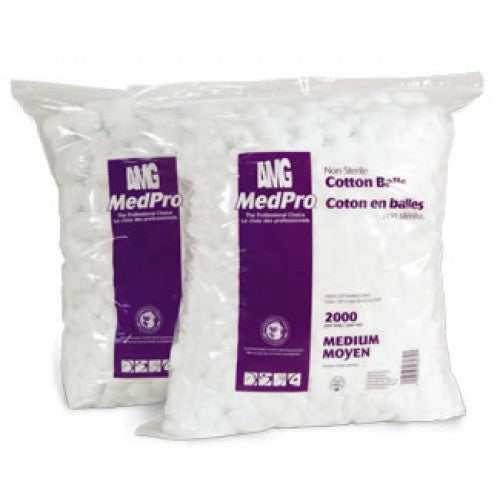 Amg Medpro Non-Sterile Cotton Balls, Large - Bag of 1000