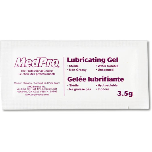 Amg Medpro Lubbricating Gel, 3.5g, Sterile 118-311 — Box of 144 — product image