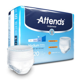 Attends 28148 - Attends Underwear, Medium - Waist Size 34" - 44" - 4 Bags Of 20 AP0720 —  — product image