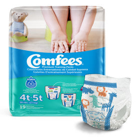 Attends 41546 - Comfees Boy Training Pants - Size 4 - 6 Bags Of 19