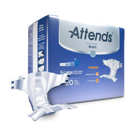 Attends 37737 - Attends Advanced Briefs, X-Large - Waist Size 58" - 63" - 3 Bags Of 20 DDC40 —  — product image