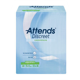 Attends 31930 - Attends Discreet Underpad, 23" x 36" - 10 Bags Of 15