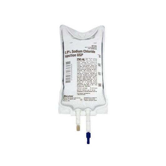 Baxter 0.9% Nacl Sodium Chloride Iv Injection Solution 1000 mL Viaflex Container Ph 5.5 Large Volume P JB1324 — Case of 12 — product image