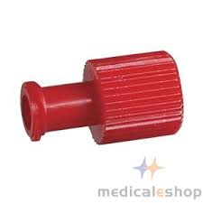 B. Braun Luer Cap, Iv, Dual Function, Red. - Box of 100