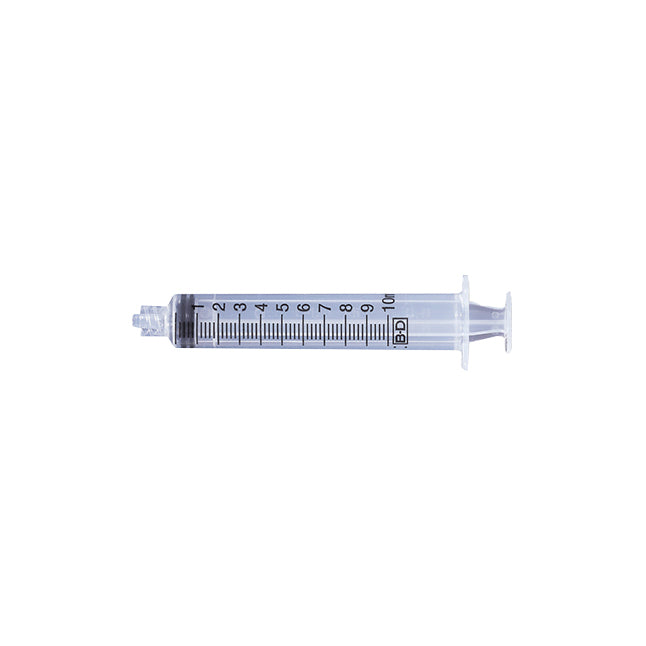Becton Dickinson Syringe Medical 10 mL Luer-Lock Tip Sterile Disposable Latex-Free 302995 — Box of 200 — product image