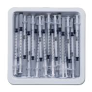 Becton Dickinson Tray/25 Bd Allergy Syringe 0.5 mL With Permanently Attached Needle 27g x 3/8" Intradermal Sterile Late