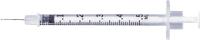 Becton Dickinson Syringe With Needle Plastic 1/2cc 27g x 0.5in Tb Ster Regular Bevel - Box of 100