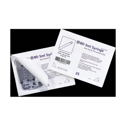 Becton Dickinson Hypodermic Syringe Convenience Tray, Luer-Lok, 50cc - Box of 20