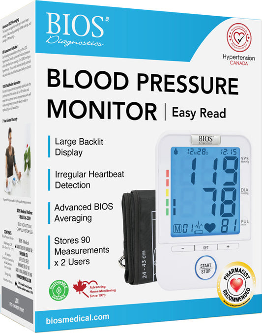 Bios Medical Bios Easy Read Blood Pressure Monitor (Precision 6.0) - Each