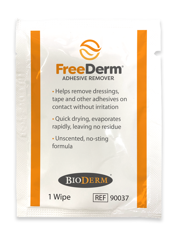 Bioderm Freederm Adhesive Remover Wipe Bilingual 90037CA — Box of 30 — product image