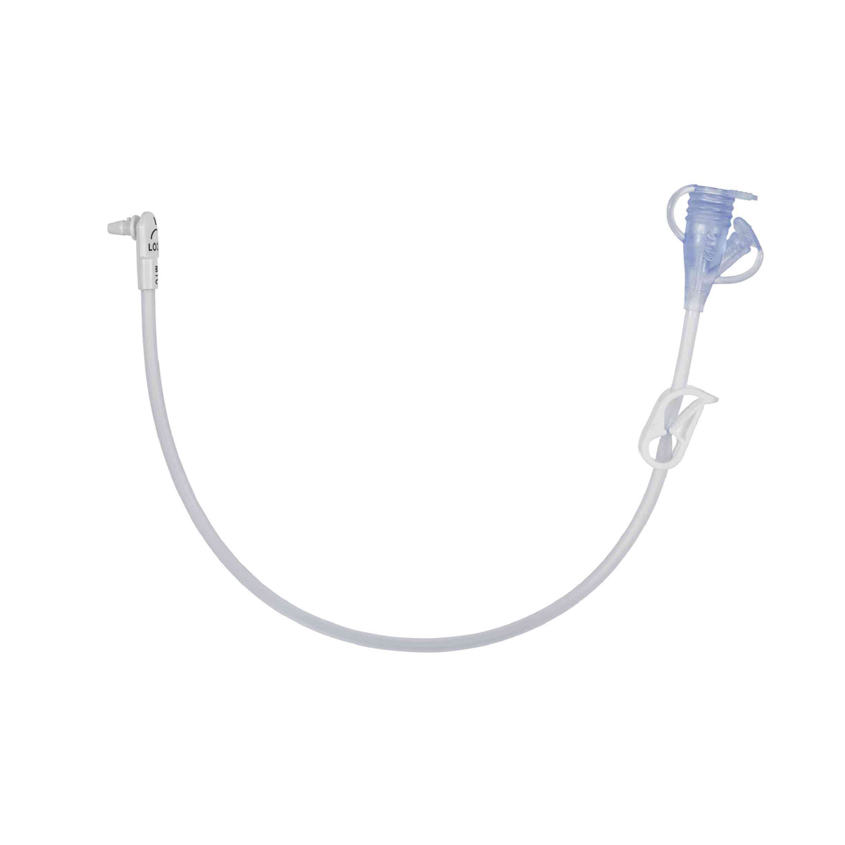Avanos Mic-Key Ext Set 24in, Right Angle, Non-Bolus, 2-Port Y & Clamp 012124 — Case of 5 — product image