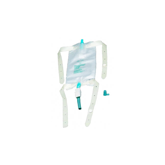 Bard Leg Bag Medium 19oz Sterile Anti Reflux Valve & Velcro Straps 1501M — Each — product image