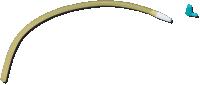 Bard Ext Tubing 18in For Leg Bag, Latex Free 150615 — Each — product image
