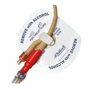 Bard Statlock Foley Stabilization Device, Tricot Anchor For Latex 8-22 Fr & Silicone 8-26 Fr Tubings FOL0102 — Box of 25 — product image