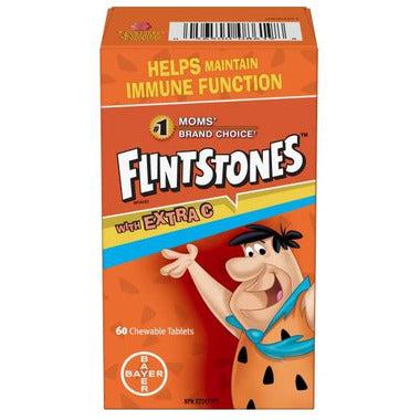 Flintstones with Extra C, 60 Chewable Tablets