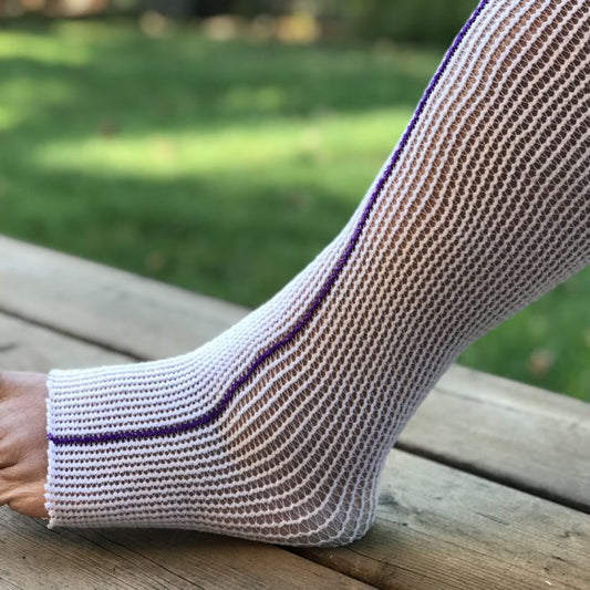 Compression Dynamics Edemawear Lite Lymphedema Stockinet Small Max Limb 60cm Length 55cm For Tender Skin (Purple) CAL060017 — Pair — product image
