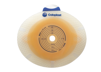 Coloplast Sensura Click Skin Barrier, Flange Size 2 3/8in (60mm) Pre-Cut 1 9/16in (40mm) 10032 — Box of 5 — product image