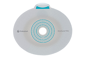 Coloplast Sensura? Mio 2 Pc Click Barrier, Pre-Cut 35mm, Non-Convex, Flange Size 50mm 10515 — Box of 5 — product image