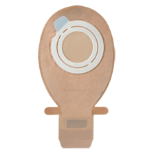 Coloplast SenSura Flex Easiclose Wide-Outlet Drainable Opaque Pouch, Flange Size 2in (50 mm) - Box of 20