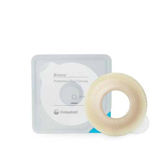 Coloplast Brava Protective Ring Convex 30/70 mm 6.6 mm For Flush & Retracted Stomas - Box of 10