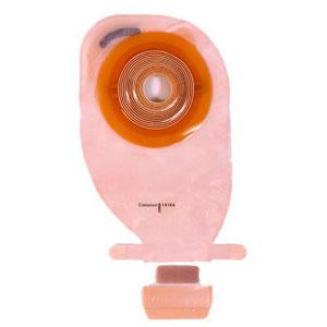 Coloplast Assura 1-Piece Convex Transparent Drainable Pouch, Pre-Cut 7/8in (21mm) 14163 — Box of 10 — product image