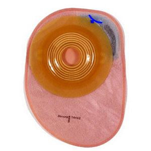 Coloplast Assura 1-Piece Convex Light Opaque Closed Pouch, Pre-Cut 1in (25mm) 14452 — Box of 10 — product image