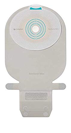 Coloplast SenSura Mio 1-Piece ,Open,Deep Convex,Wide-Outlet Drainable ,Maxi, Opaque ,With Filter Cut-To- Ostomy Pouch - Box of 10