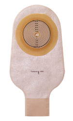 Coloplast Assura 1-Piece Transparent Drainable Pouch, Cut-To-Fit Up To 2 3/4in (70mm) 2490 — Box of 10 — product image