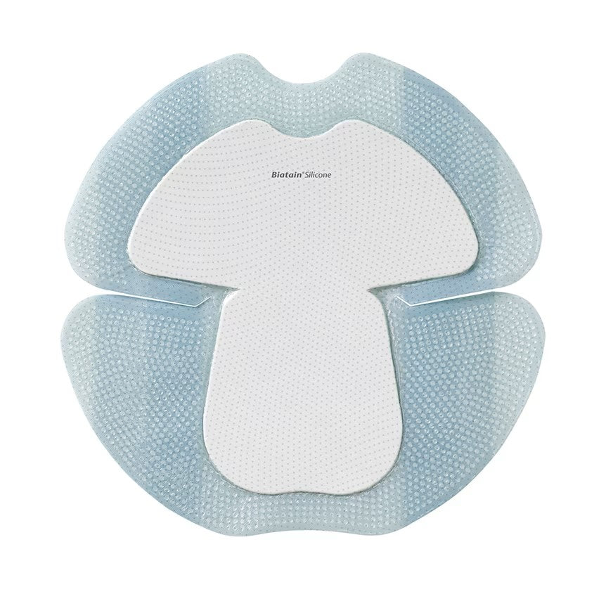 Coloplast Biatain Silicone Foam Dressing Heel 18.2x18.6cm, (7x7") 33406 — Box of 5 — product image