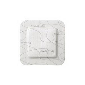 Coloplast Biatain Silicone Ag Antimicrobial Foam Dressing 3 x 3in (7.5 x 7.5 cm) - Box of 5