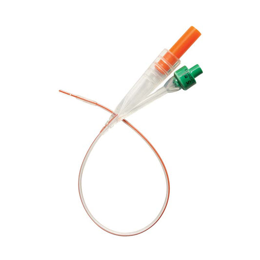 Coloplast Cysto-Care Silicone Foley Catheter, Size 8 Fr 3cc Balloon - Box of 5