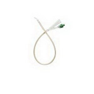 Coloplast Folysil 100% Silicone Tiemann Coude Catheter, 2-Way, 12 Fr, 15cc - Box of 5