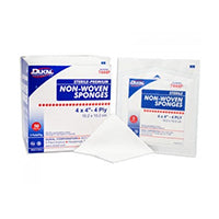 Dukal Sponge Gauze 4-Ply, Non-Sterile, 10.2 X 10.2 cm 2104 — Box of 200 — product image
