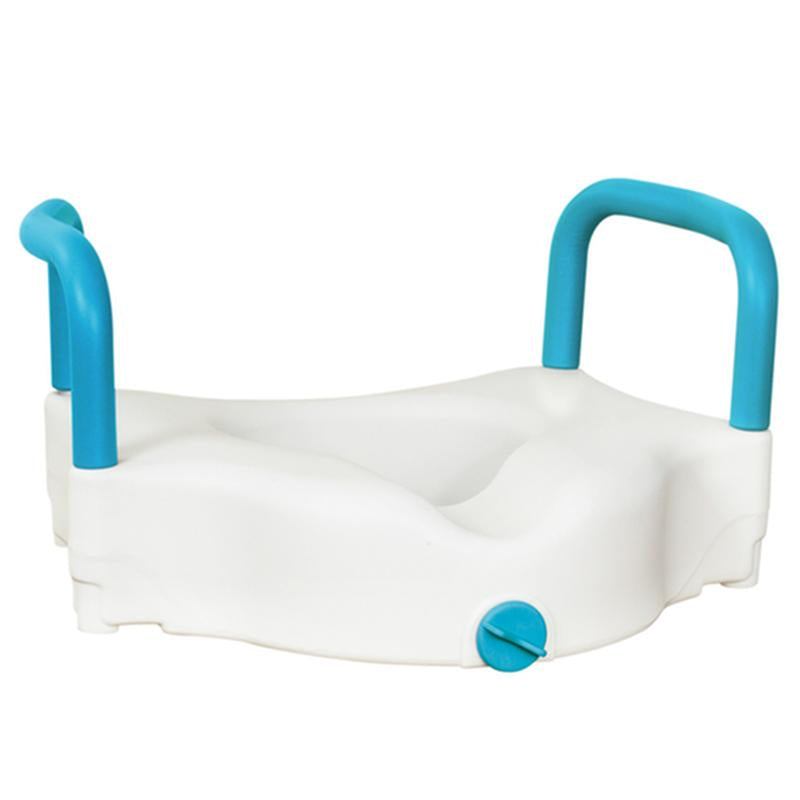Drive Medical 3 in 1 Raised Toilet Seat 4" White 770-618 — Each — product image