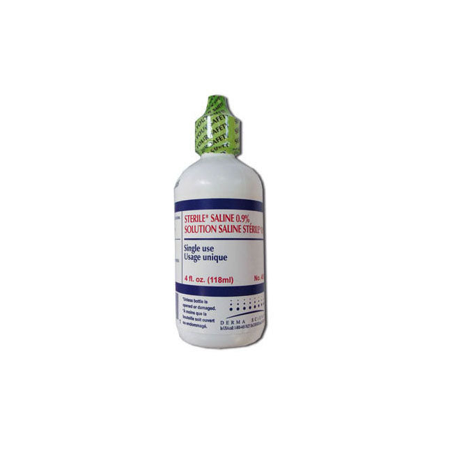 Derma Science Saline Sterile 4oz (118 mL) 48501 — Each — product image