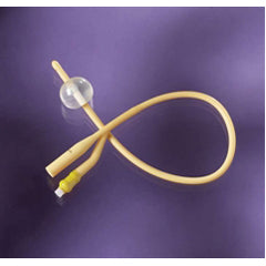 Medline 2-Way Silicone Elastomer Coated Latex Foley Catheter, Size 16 Fr 30 mL 11776 — Box of 12 — product image