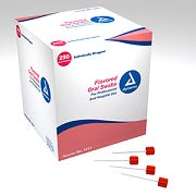 Dynarex Toothette Oral Swab With Dentifrice 4" Handle Indv Wrapped.Your Item Code 819-1217 - Box of 250