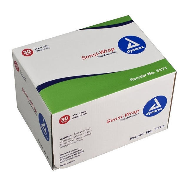 Dynarex Sensi-Wrap Self-Adherent Bandage Roll 3171 — Case of 30 — product image