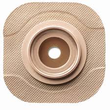 Hollister New Image Flat Ceraplus Cut-To-Fit 1 1/4" Skin Barrier No Tape 1 3/4" Flange Green 15102 — Box of 5 — product image