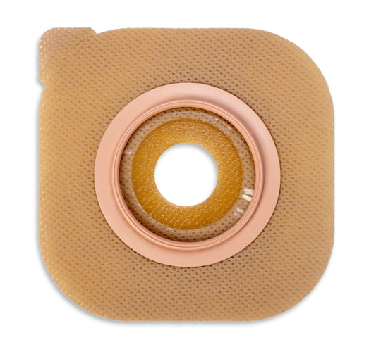 Hollister New Image Flat Ceraplus Skin Barrier Pre-cut 1 1/8" (29 mm) No Tape 1 3/4" Flange Green - Box of 5