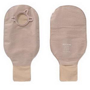 Hollister New Image Clamp Closure 12" Drainable Pouch Beige,No Filter 2-1/4" Flange - Box of 10