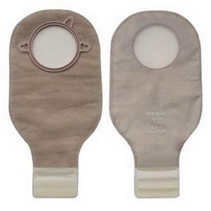 Hollister New Image Lock N Roll 12" Drainable Pouch Transparent 2-1/4" Flange ,No Filter - Box of 10