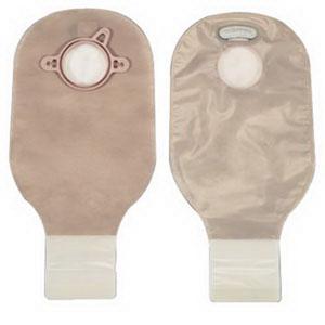 Hollister New Image Lock N Roll 12" Drainable Pouch Transparent,With Filter 2-1/4" Flange - Box of 10