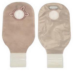 Hollister New Image Lock N Roll 12" Drainable Pouch Transparent,With Filter 2-3/4" Flange - Box of 10