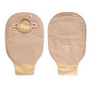 Hollister New Image Clamp Close 9" Beige Drainable Without Filter 1-3/4" Ostomy Pouch - Box of 10