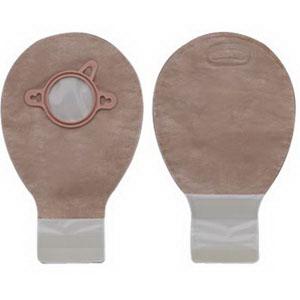 Hollister New Image Lock'N Roll Closure Mini 7in Beige Drainable With Filter 1-3/4" Ostomy Pouch - Box of 20