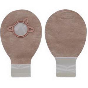 Hollister New Image Lock'N Roll Closure 7" Beige Drainable With Filter 2-3/4" Ostomy Pouch - Box of 20