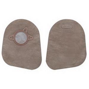 Hollister New Image Close Mini Pouch 7",Beige With Filter, 2-1/4" Flange - Box of 60