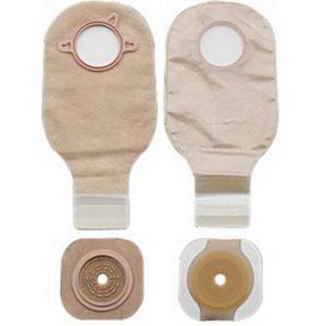 Hollister New Image 2-Piece Ostomy Drain Kit With Flexwear Barrier & Lock-N-Roll Closure 2 3/4" Flange - Box of 5